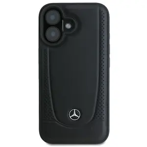 Mercedes-Benz Étui Mercedes pour iPhone 16 Plus 6.7 noir étui rigide Leather Urban - Neuf pas cher