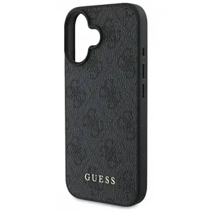 Comparateur de prix : Coque pour iPhone 16 - Guess Hardcase 4G Classic (GUHCP16SG4GFGR) - Noir