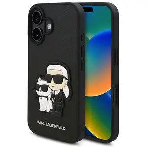 Comparateur de prix : Karl Lagerfeld Coque De Téléphone Pu Saffiano Karl And Choupette Iphon...
