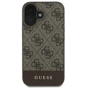Étui Rigide Guess Pour Iphone 16 Plus 6.7 Avec Bande Inférieure Avec Logo pas cher