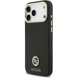 Guess Coque De Téléphone Grained Strass Logo Magsafe Iphone 17 Pro Max pas cher