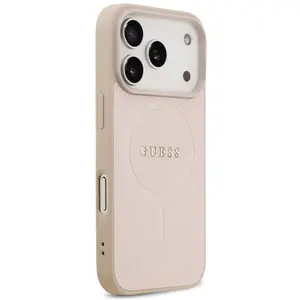 Guess Coque De Téléphone Saffiano Classic Logo Magsafe Iphone 17 Pro pas cher