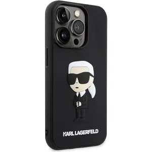 3D Rubber NFT Ikonik - Coque pour iPhone 14 Pro (Noir) pas cher