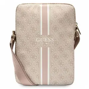 Comparateur de prix : Guess Sacoche GUTB10P4RPSP 10'' Rose 4G Stripes pour tablette, Rose