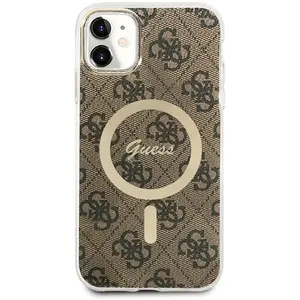 Guess 4G MagSafe - Coque pour iPhone 11 (Marron) - 3666339126841 pas cher