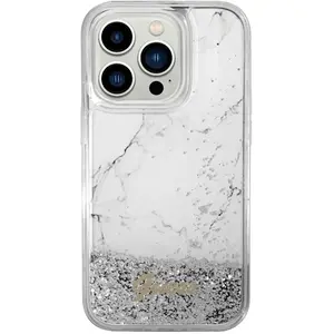 Guess Coque De Téléphone Guhcp14llcsgsgh Iphone 14 Pro 6.1 Bia y Liquid Marble pas cher
