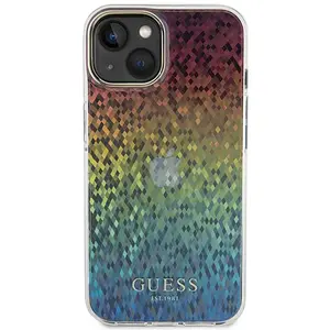 Guess Coque De Téléphone Guhcp15shdecmi Iphone 151413 6.1 Iml Faceted Mirrdisco Iridescent pas cher