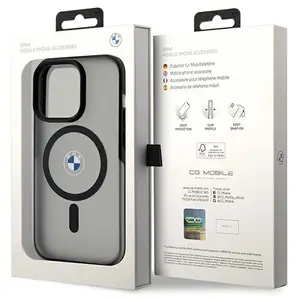 Coque de Protection - BMW - iPhone 15 Pro - IML - Noir - Rigide - Luxe pas cher