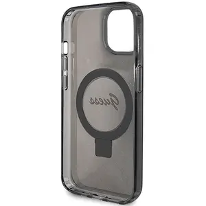 Comparateur de prix : Guess Coque Magsafe pour Apple iPhone 15 Plus TPU Ring Stand Noir - Neuf