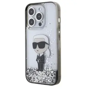 Comparateur de prix : CG MOBILE Coque Liquide pailletée Karl Lagerfeld pour iPhone 15 Pro