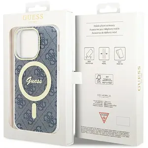 Guess Coque De Téléphone Guhmp15lh4stb Iphone 15 Pro 6.1 Niebieski Iml... pas cher