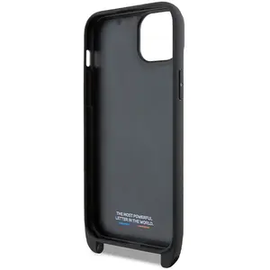 Étui BMW pour iPhone 15 noir étui rigide M Edition Carbon Stripe & Strap - Neuf pas cher