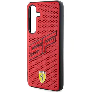 Coque de téléphone - Ferrari - Big SF Perforé - Rouge - Souple - Protection chocs pas cher