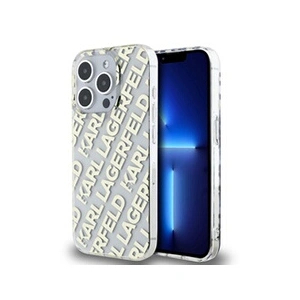 Karl Lagerfeld Coque pour iPhone 15 Pro Max - IML Luxury (KLHCP15XHKKFOEMD) - Logo Fullover doré pas cher