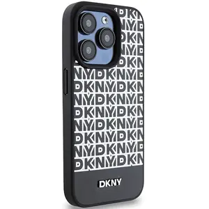 Comparateur de prix : Dkny Coque de Protection pour iPhone 15 Pro à Bande Inférieure MagSafe Noir