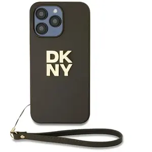 Comparateur de prix : Dkny Coque De Téléphone Pu Leather Stack Logo Wrist Strap Iphone 14 Pro Max