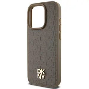Dkny Coque De Téléphone Dkhmp14lpshrpsw Iphone 14 Pro 6.1 Leather Pattern pas cher