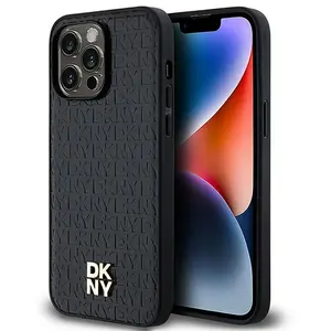 Coque Arrière pour iPhone 13 Pro Max Compatible MagSafe DKNY Noir