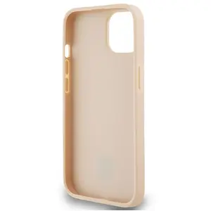 Étui DKNY pour iPhone 15 Plus 6.7 rose étui rigide Leather Checkered Mono Pattern & Printed Stripes - Neuf pas cher
