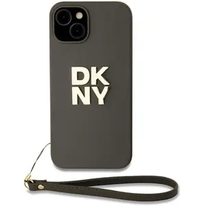 Comparateur de prix : DKNY Coque pour iPhone 13 avec Logo Métallisé et Sangle de Poignet Marron