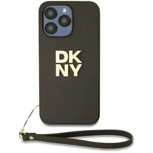 Comparateur de prix : Dkny Coque De Téléphone Pu Leather Stack Logo Wrist Strap Iphone 14 Pro