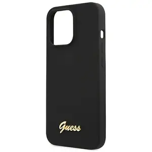 Guess Coque De Téléphone Guhmp13xlslmgbk Iphone 13 Pro Max 6.7 Silicone pas cher