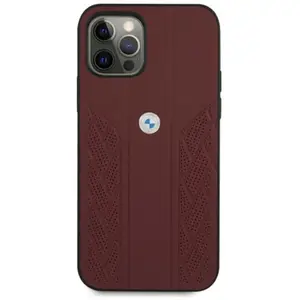Bmw Coque De Téléphone Bmhcp12mrsppr Iphone 12 Pro 6.1 Leather Curve Perforate pas cher