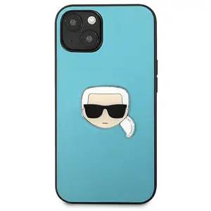 Comparateur de prix : Karl Lagerfeld Coque De Téléphone Klhcp13spkmb Iphone 13 Mini 5.4 Leather Ikonik Karl`s Head