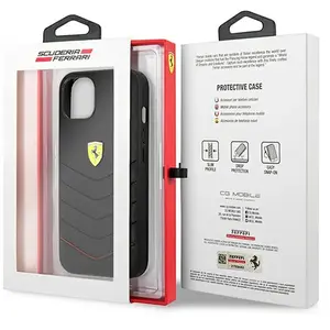 Étui Ferrari pour iPhone 13 mini 5.4 Noir Off Track Quilted - Neuf pas cher