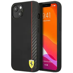 Comparateur de prix : Ferrari FESAXHCP13SBK Coque de Protection pour iPhone 13 Mini 5,4" Noir