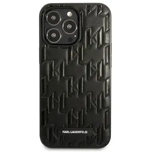 Karl Lagerfeld Coque arrière rigide Monogram Plaque iPhone 13 Pro - Noir pas cher