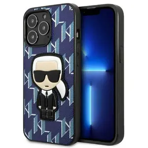 Karl Lagerfeld Coque De Téléphone Klhcp13lpmnikbl Iphone 13 Pro13 6.1 Monogram Ikonik Patch pas cher