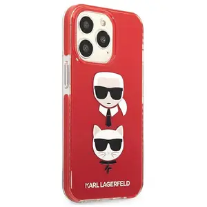 Karl Lagerfeld Coque De Téléphone Klhcp13ltpe2tr Iphone 13 Pro13 6.1 Karl&choupette Head pas cher