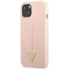 Comparateur de prix : Guess Coque De Téléphone Guhcp13ssltgp Iphone 13 Mini 5.4 Silicone Triangle