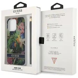 Guess Coque De Téléphone Guhcp13lhflsb Iphone 13 Pro13 6.1 Flower Strap pas cher