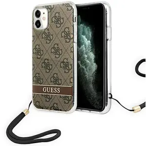 Comparateur de prix : Guess Coque De Téléphone Guohcn61h4stw Iphone 11 4g Print Strap