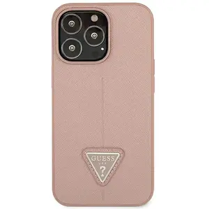 Guess Coque De Téléphone Guhcp14lpsatlp Iphone 14 Pro 6.1 Saffianotriangle pas cher