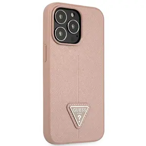 Guess Coque De Téléphone Guhcp14xpsatlp Iphone 14 Pro Max 6.7 Saffianotriangle pas cher