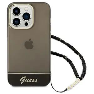 Comparateur de prix : Guess Coque De Téléphone Guhcp14lhgcohk Iphone 14 Pro 6.1 Pearl Strap