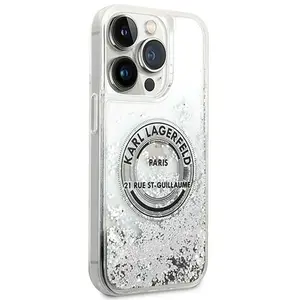 Karl Lagerfeld Coque De Téléphone Klhcp14llcrsgrs Iphone 14 Pro 6.1 Liquid Rsg pas cher