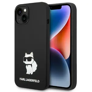 KARL LAGERFELD KLHCP14MSNCHBCK Coque Rigide pour iPhone 14 Plus 6,7" Noir SI pas cher