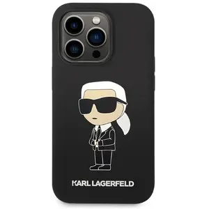Coque arrière rigide iconic Karl Magsafe Compatible pour Apple iPhone 14 Pro pas cher