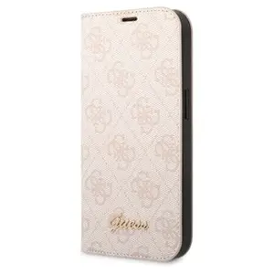 Comparateur de prix : GUESS Etui Luxe pour iPhone 14 Pro Max Porte-cartes Design Elégant Motif 4G Rose