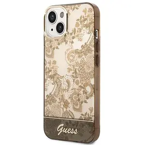 Etui Guess do iPhone 14 Plus 6,7 ochre hardcase Porcelain Collection - Neuf pas cher