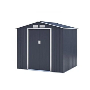 Abri de jardin en métal 4 07 m² 213 191 195 cm Kit d ancrage inclus Gr... pas cher