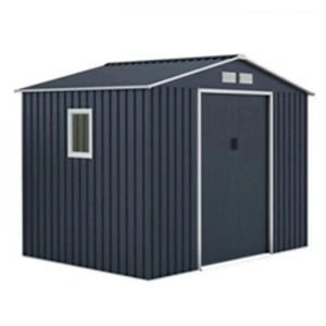 M24 Abri De Jardin En Métal 5,29 M² - 277 X 191 X 202 Cm - Kit D'ancrage I... pas cher