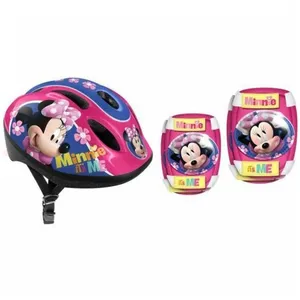 Maniacase Minnie Combo casque + genouilleres + coudieres - Disney pas cher