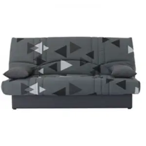 MARKET24 Banquette Clic Clac 3 Places - Tissu Bikini Gris - Style Cont...Vendu parfnac