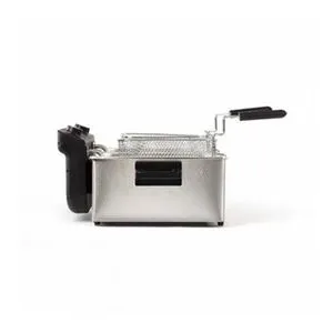 Friteuse electrique livoo doc217 double 2 x 3 l inox 3300w - noir + gr...