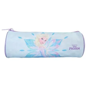 Bagtrotter Trousse Scolaire Ronde La Reine Des Neiges Violet pas cher